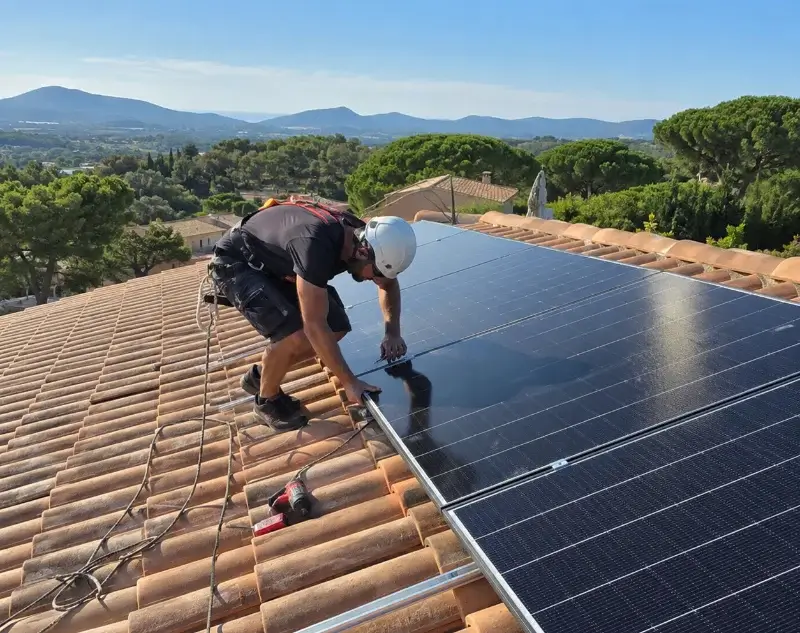 Installateur panneaux solaires Gigean — pose photovoltaïque sur toiture
