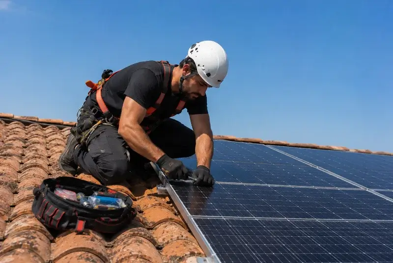 Maintenance et monitoring de panneaux solaires à Gigean