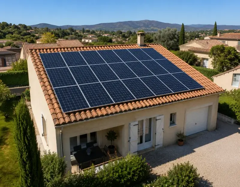 Prime à l'autoconsommation panneaux solaires Gigean — aide financière de l'État